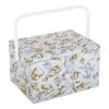 Hobby Gift Sewing Box Basket Large Spring Floral Craft -OHSEWCRAFTY hobby gift sewing box basket large spring floral craft