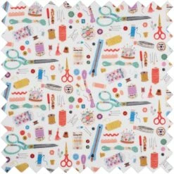 Hobby Gift Sewing Box Basket Large Twin Lid Haby Notions Craft -OHSEWCRAFTY hobby gift sewing box basket large twin lid haby notions craft 2