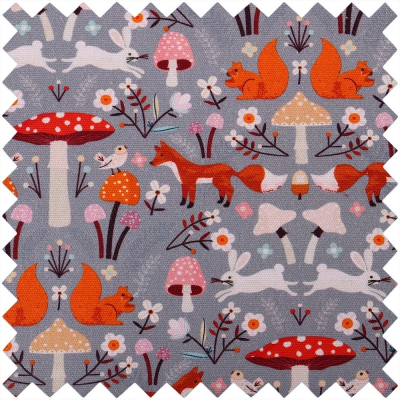 Hobby Gift Sewing Box Basket Large Twin Lid Woodland Toadstool Craft 5 Hobby Gift Sewing Box Basket Large Twin Lid Woodland Toadstool Craft - Image 3