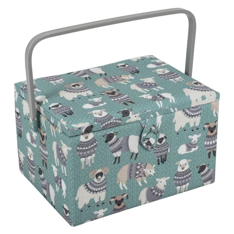 Hobby Gift Sewing Box Basket Large Woolly Pully 3 Hobby Gift Sewing Box Basket Large Woolly Pully
