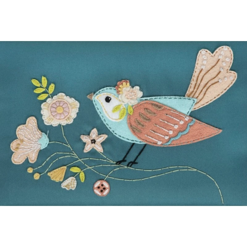 Hobby Gift Sewing Box Basket Medium Appliqué Bird Aviary Craft 5 Hobby Gift Sewing Box Basket Medium Appliqué Bird Aviary Craft - Image 3