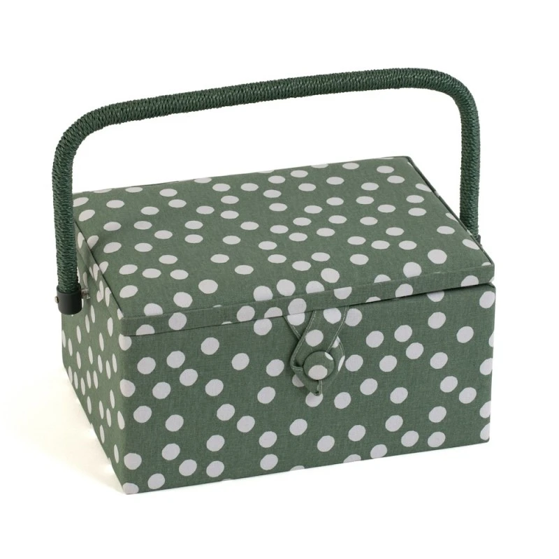 Hobby Gift Sewing Box Basket Medium Khaki Spot Craft 3 Hobby Gift Sewing Box Basket Medium Khaki Spot Craft