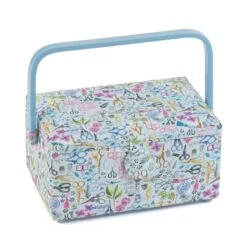 Hobby Gift Sewing Box Basket Medium Sewing Scissors Craft