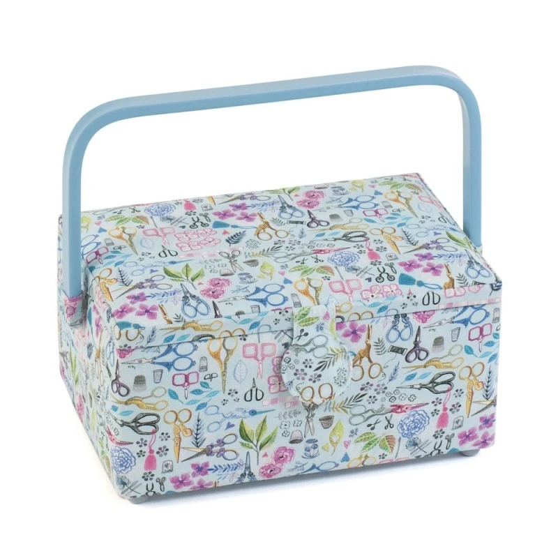 Hobby Gift Sewing Box Basket Medium Sewing Scissors Craft 3 Hobby Gift Sewing Box Basket Medium Sewing Scissors Craft