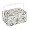 Hobby Gift Sewing Box Basket Medium Spring Floral Craft -OHSEWCRAFTY hobby gift sewing box basket medium spring floral craft