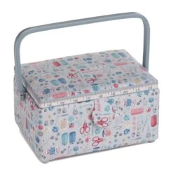 Hobby Gift Sewing Box Basket Medium Stitch In Time Craft