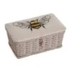 Hobby Gift Sewing Box Wicker Basket Linen Bee Craft -OHSEWCRAFTY hobby gift sewing box wicker basket linen bee craft