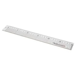 Impex Aluminium Ruler: Stainless Steel Edge - 30cm
