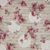 Japanese Cotton Linen Fabric Nutex Koma Flowers Roses Sheet Music 110cm Wide 1 Japanese Cotton Linen Fabric Nutex Koma Flowers Roses Sheet Music 110cm Wide -OHSEWCRAFTY japanese cotton linen fabric nutex koma flowers roses sheet music 110cm wide
