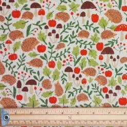 Japanese Cotton Linen Fabric Nutex Tomi Wildlife Hedgehogs Leaves 110cm Wide 6 Japanese Cotton Linen Fabric Nutex Tomi Wildlife Hedgehogs Leaves 110cm Wide -OHSEWCRAFTY japanese cotton linen fabric nutex tomi wildlife hedgehogs leaves 110cm wide 1