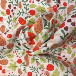 Japanese Cotton Linen Fabric Nutex Tomi Wildlife Hedgehogs Leaves 110cm Wide 7 Japanese Cotton Linen Fabric Nutex Tomi Wildlife Hedgehogs Leaves 110cm Wide -OHSEWCRAFTY japanese cotton linen fabric nutex tomi wildlife hedgehogs leaves 110cm wide 2