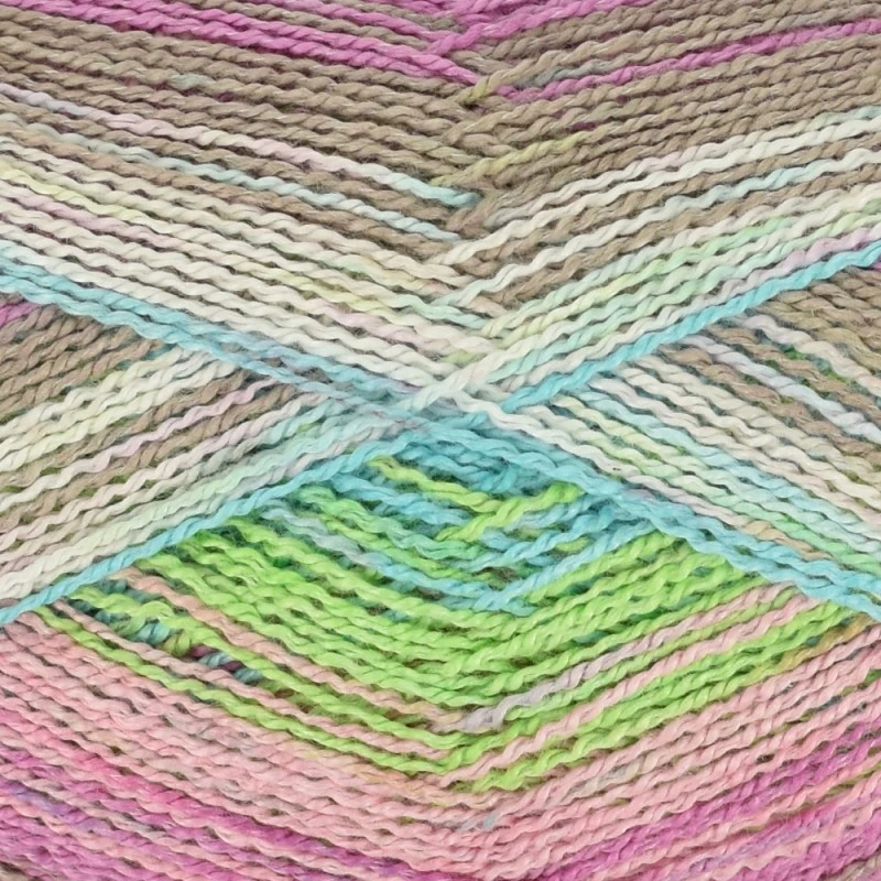 King Cole 100g Summer 4 Ply Self Striping Bamboo Cotton Sock Knitting Yarn 3 King Cole 100g Summer 4 Ply Self Striping Bamboo Cotton Sock Knitting Yarn