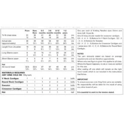 King Cole Knitting Pattern 2885 Cardigans & Sweater Knitted In Any King Cole DK -OHSEWCRAFTY king cole knitting pattern 2885 cardigans sweater knitted in any king cole dk 1