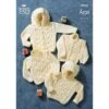 King Cole Knitting Pattern 2906 Sweaters And Jackets Knitted In Big Value Aran -OHSEWCRAFTY king cole knitting pattern 2906 sweaters and jackets knitted in big value aran