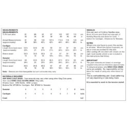 King Cole Knitting Pattern 5802 Women's Cardigan Sweater Cowl Knitted In Acorn