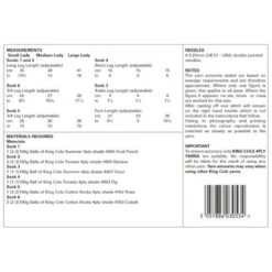 King Cole Knitting Pattern 5902 Multi Socks Knitted With Footsie 4 Ply -OHSEWCRAFTY king cole knitting pattern 5902 multi socks knitted with footsie 4 ply 7