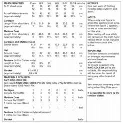 King Cole Knitting Pattern 6029 Coat Hat Booties & Blanket Knit In Cutie Pie DK -OHSEWCRAFTY king cole knitting pattern 6029 coat hat booties blanket knit in cutie pie dk 2