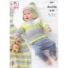 King Cole Knitting Pattern 6031 Gilet Sweater Hat & Blanket Knit In Cutie Pie DK 1 King Cole Knitting Pattern 6031 Gilet Sweater Hat & Blanket Knit In Cutie Pie DK -OHSEWCRAFTY king cole knitting pattern 6031 gilet sweater hat blanket knit in cutie pie dk