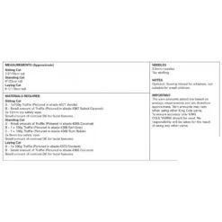 King Cole Knitting Pattern 9144 Cuddly Toy Animals Cats Kittens In Truffle