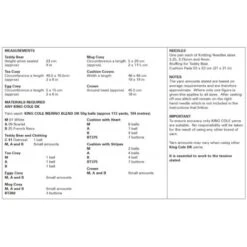 King Cole Knitting Pattern Accessories Knitted In Merino Blend DK 6026 -OHSEWCRAFTY king cole knitting pattern accessories knitted in merino blend dk 6026 6