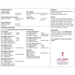 King Cole Knitting Pattern Accessories Knitted In Recycled Dishcloth Cotton 6007 -OHSEWCRAFTY king cole knitting pattern accessories knitted in recycled dishcloth cotton 6007 2