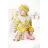 King Cole Knitting Pattern Baby Set Knitted In Cottonsoft DK 6022 -OHSEWCRAFTY king cole knitting pattern baby set knitted in cottonsoft dk 6022
