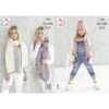 King Cole Knitting Pattern Childs Hat, Scarf & Ladies Shawls Subtle Drifter 5482 -OHSEWCRAFTY king cole knitting pattern childs hat scarf ladies shawls subtle drifter 5482