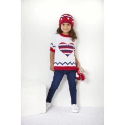 King Cole Knitting Pattern Hoodie Top & Crown Knitted In Merino Blend DK 6023