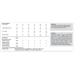 King Cole Knitting Pattern Jacket, Hat & Mittens Knitted In Comfort Chunky 3707