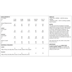 King Cole Knitting Pattern Jacket & Sweater Knitted Big Value Super Chunky 4707 -OHSEWCRAFTY king cole knitting pattern jacket sweater knitted big value super chunky 4707 1