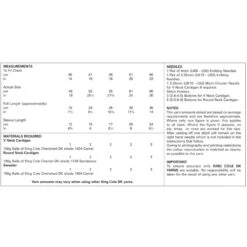 King Cole Knitting Pattern Raglan Cardigan & Sweater Knitted In Cherish DK 4910