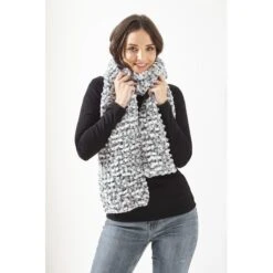 King Cole Knitting Pattern Scarves Knitted In Super Yummy 5975