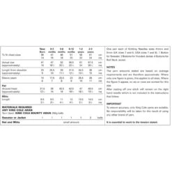 King Cole Knitting Pattern Sweater, Hat & Mitts Knitted In Big Value Aran 2905