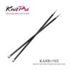 KnitPro 25cm Karbonz Single Pointed Brass Tip Knitting Needles 2 KnitPro 25cm Karbonz Single Pointed Brass Tip Knitting Needles -OHSEWCRAFTY knitpro 25cm karbonz single pointed brass tip knitting needles