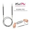KnitPro 60cm Karbonz Fixed Circular Knitting Needles -OHSEWCRAFTY knitpro 60cm karbonz fixed circular knitting needles