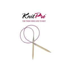 KnitPro 40cm Basix Birch Wood Fixed Circular Knitting Needles