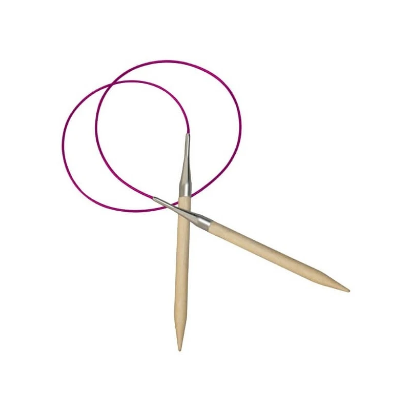 KnitPro 80cm Basix Birch Circular Fixed Knitting Pins Needles 3 KnitPro 80cm Basix Birch Circular Fixed Knitting Pins Needles