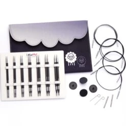 KnitPro Karbonz Interchangeable Knitting Needle Deluxe Set