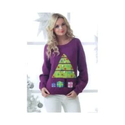 Knitting Pattern James C Brett JB189 DK Christmas Tree Jumper