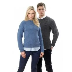Knitting Pattern James C Brett JB421 Fancy Yarn Couples His & Hers Jumpers