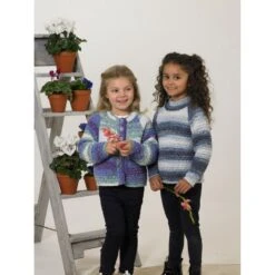 Knitting Pattern James C Brett JB665 DK Children's Cardigans And Sweaters