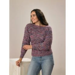 Knitting Pattern James C Brett JB773 Cable Knit Jumper Pattern Stonewash DK