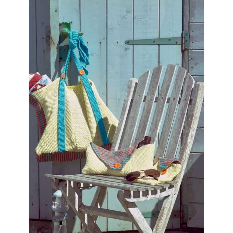 Knitting Pattern James C Brett JB795 Beach Bag Purse Pattern It's Pure Cotton 3 Knitting Pattern James C Brett JB795 Beach Bag Purse Pattern It's Pure Cotton
