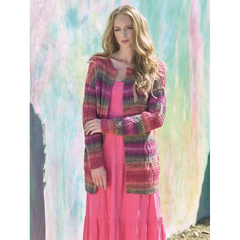 Knitting Pattern James C Brett JB816 Long Cardigan Pattern Shhh DK 3 Knitting Pattern James C Brett JB816 Long Cardigan Pattern Shhh DK