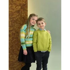 Knitting Pattern James C Brett JB846 Childrens Jumper Pattern Aurora DK