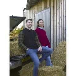 Knitting Pattern James C Brett JB852 Cable Jumper Vest Pattern Croftland Aran