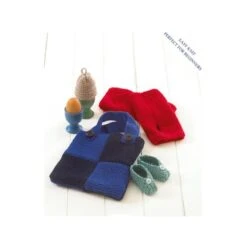 Knitting Pattern James C Brett UKHKA153 DK Mittens Booties & Bag