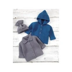 Knitting Pattern James C Brett UKHKA158 DK Cardigan Hoodie & Hat