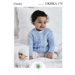 Knitting Pattern James C Brett UKHKA174 DK Jumper