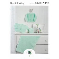 Knitting Pattern James C Brett UKHKA192 DK Cardigan & Blanket